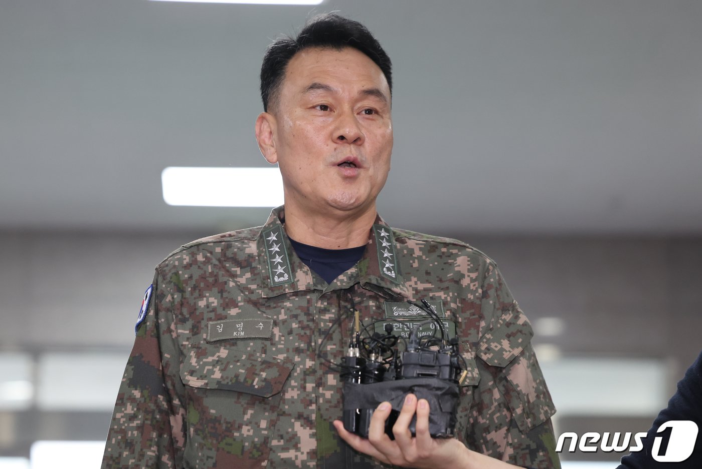 본문 이미지 - 김명수 합동참모의장 후보자. 2023.11.1/뉴스1 ⓒ News1 김도우 기자