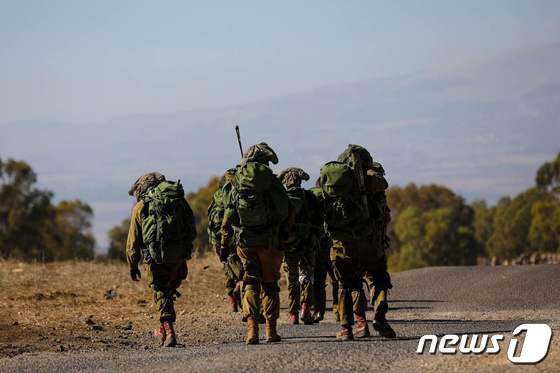 [포토] 훈련 가는 이스라엘 군인들
