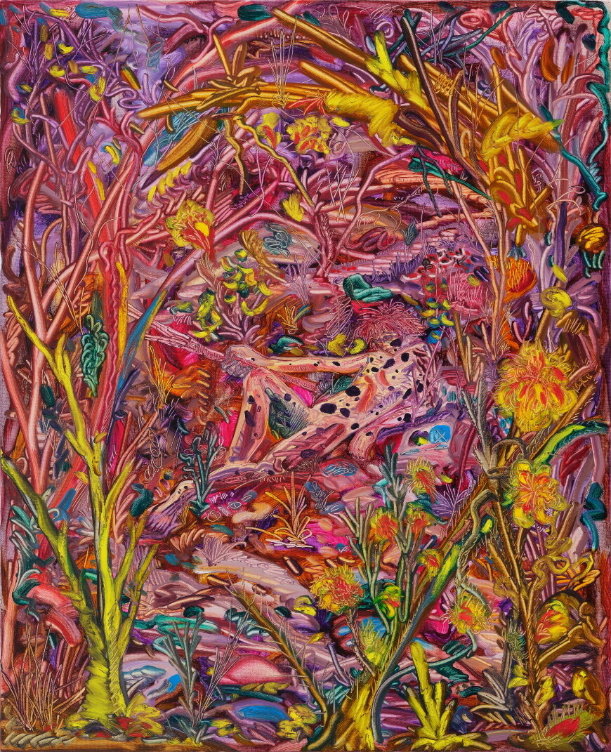 본문 이미지 - 박광수, 화가의 호흡, 2023, 캔버스에 유채, 80.3x65.1cm. 학고재 제공.