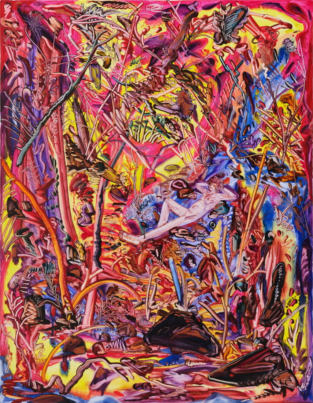 본문 이미지 - 박광수, 초원, 2023, 캔버스에 유채, 116.8x91cm. 학고재 제공.