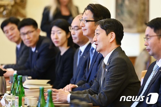 안덕근 통상교섭본부장, 체코 외교부 제1정무차관 면담