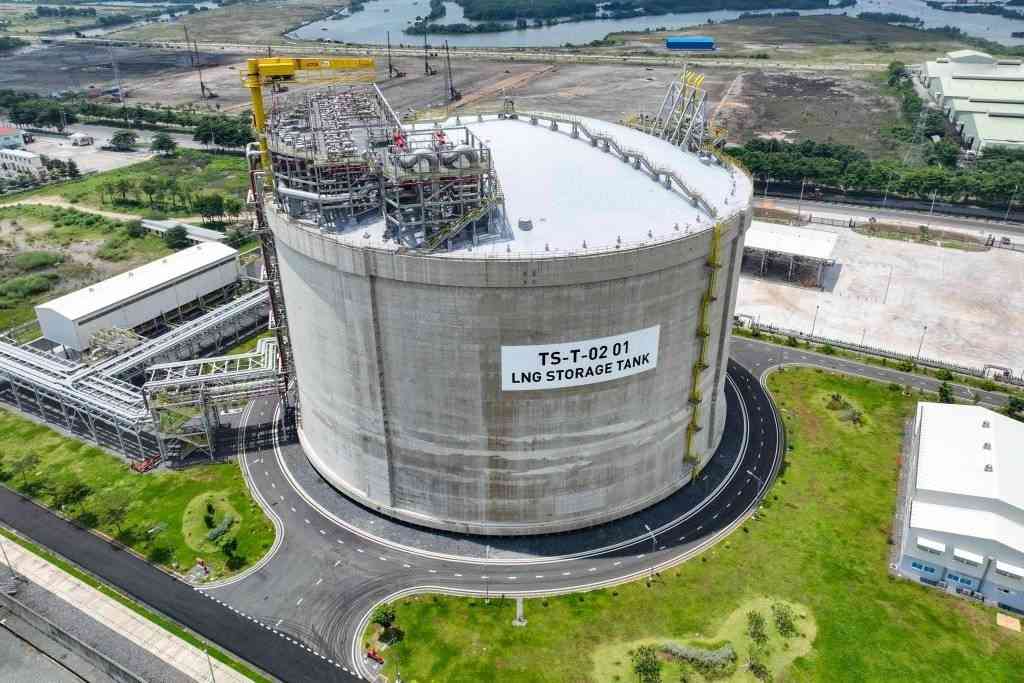 삼성물산 베트남 티바이 LNG 저장시설.(삼성물산 제공)