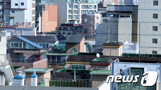 서울시, 연립·다가구 전세가율 70% 저점