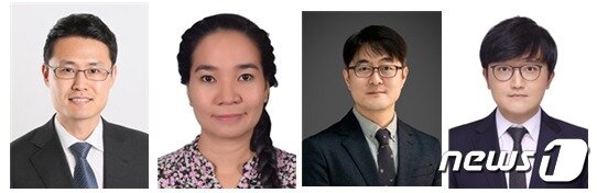 본문 이미지 - 왼쪽부터 KAIST 정재웅 교수, 카렌-크리스티안 아그노 연구원, 정원일 교수, 양경모 연구원. /뉴스1