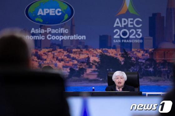 [포토] APEC 본회의 참석한 옐런 美 재무장관