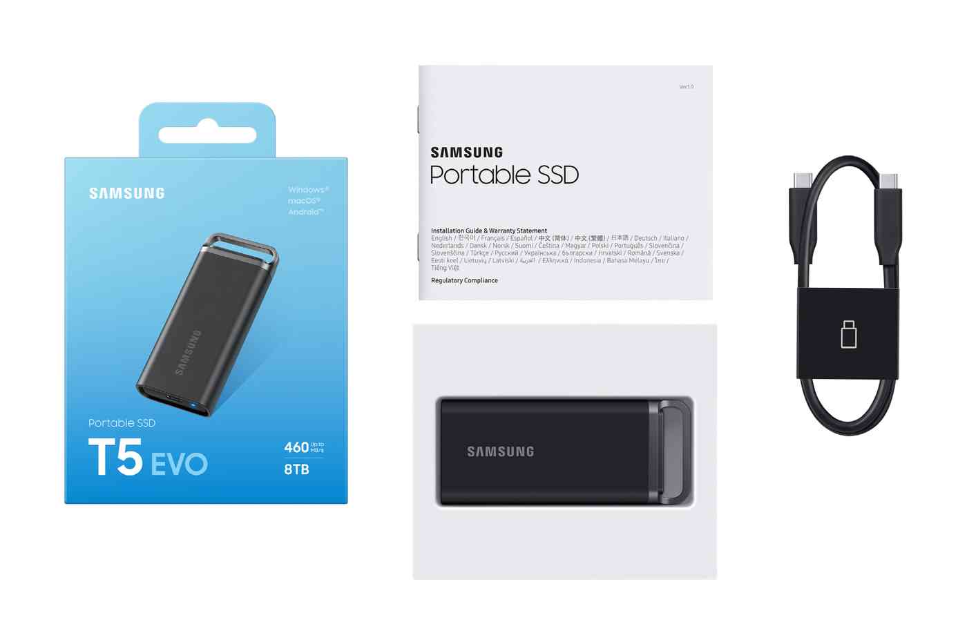 삼성전자 포터블 SSD 신제품 'T5 EVO'