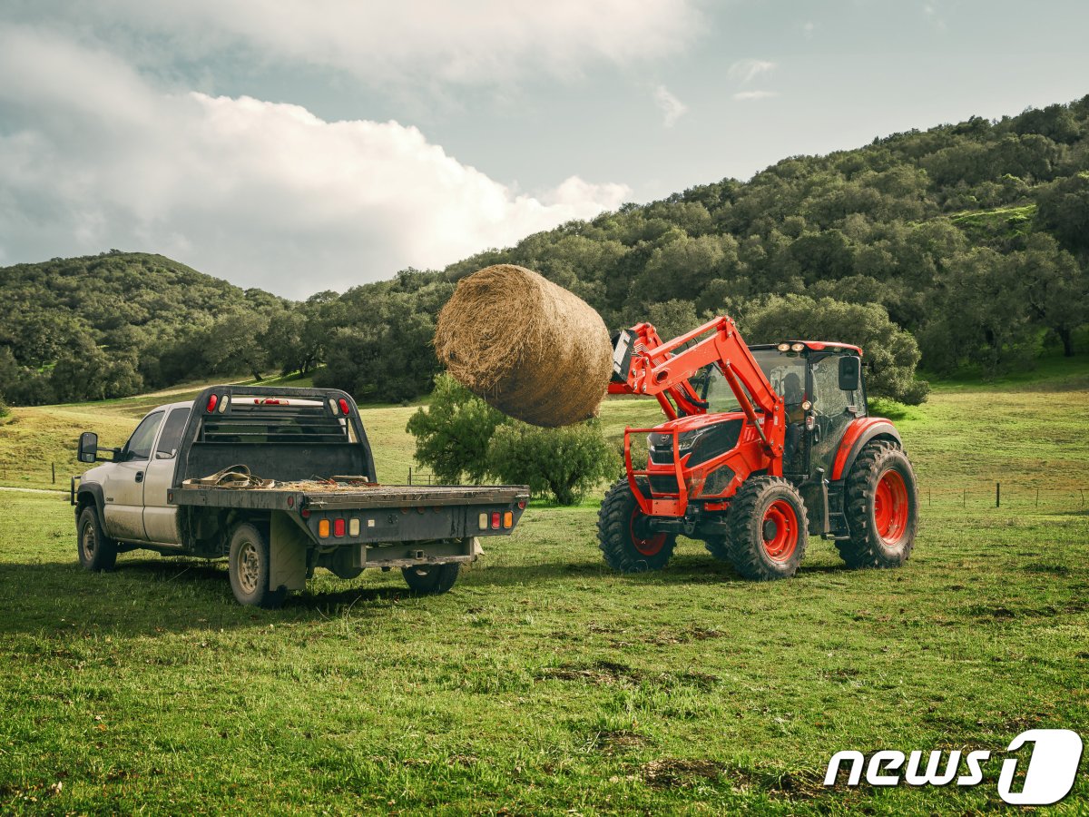본문 이미지 -  대동 수출 트랙터 이미지(대동 제공)