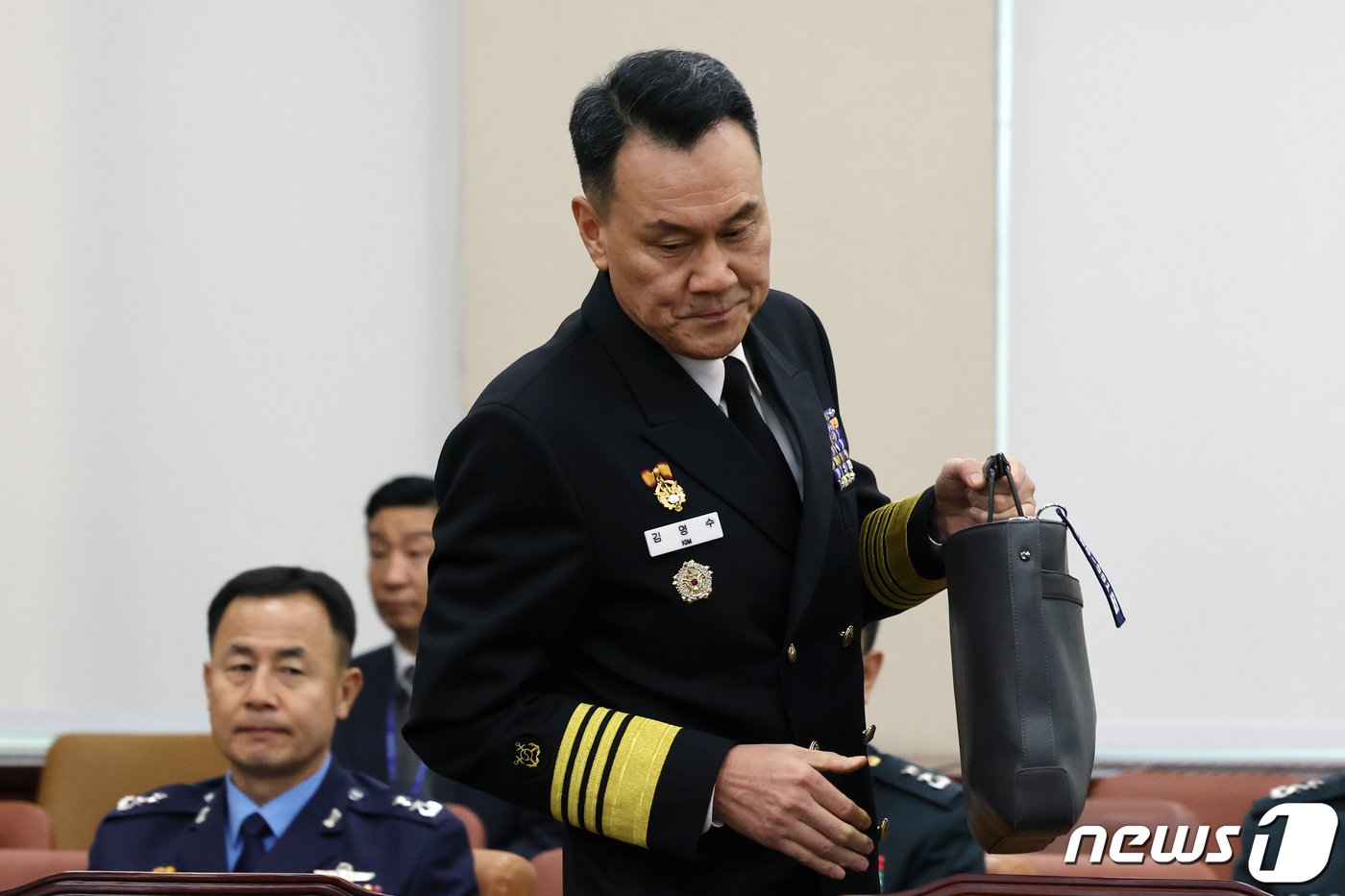 본문 이미지 - 김명수 합동참모의장 후보자. 2023.11.15/뉴스1 ⓒ News1 황기선 기자