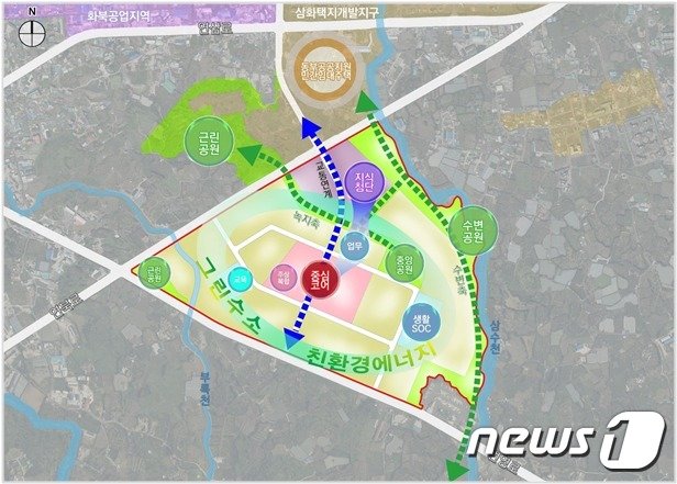 본문 이미지 - 제주 화북2 공공주택지구&#40;제주도 제공&#41;
