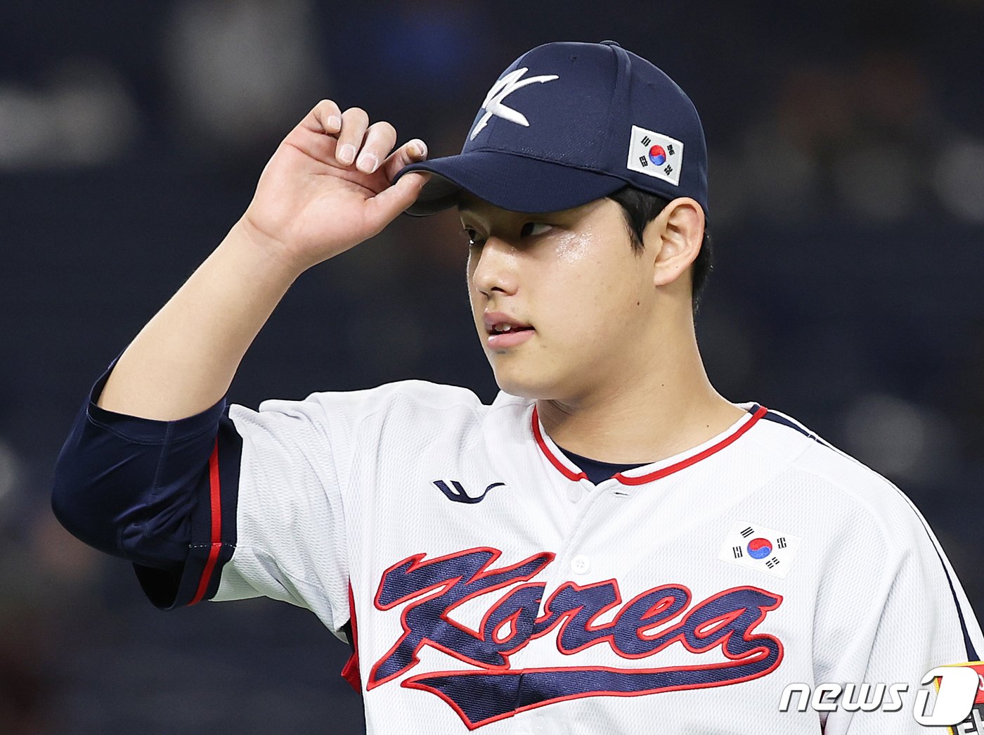 본문 이미지 - 올 3월 다시 한 번 대표팀 유니폼을 입을 가능성이 높은 문동주. /뉴스1 DB ⓒ News1 이재명 기자