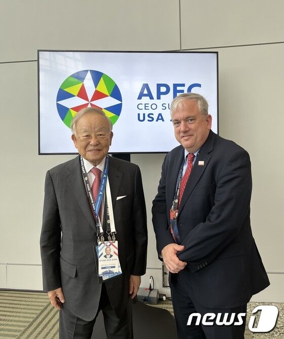 손경식 경총 회장, 美 매트 머레이 APEC 대사 접견