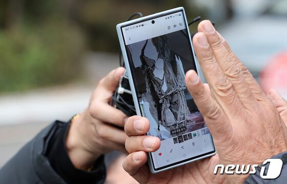 '아파트 지하주차장 기둥 파손 상태는...'