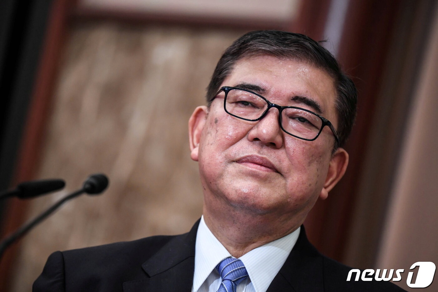본문 이미지 - 이시바 시게루 일본 자민당 전 간사장. 2020.09.12 ⓒ 로이터=뉴스1 ⓒ News1 정지윤 기자