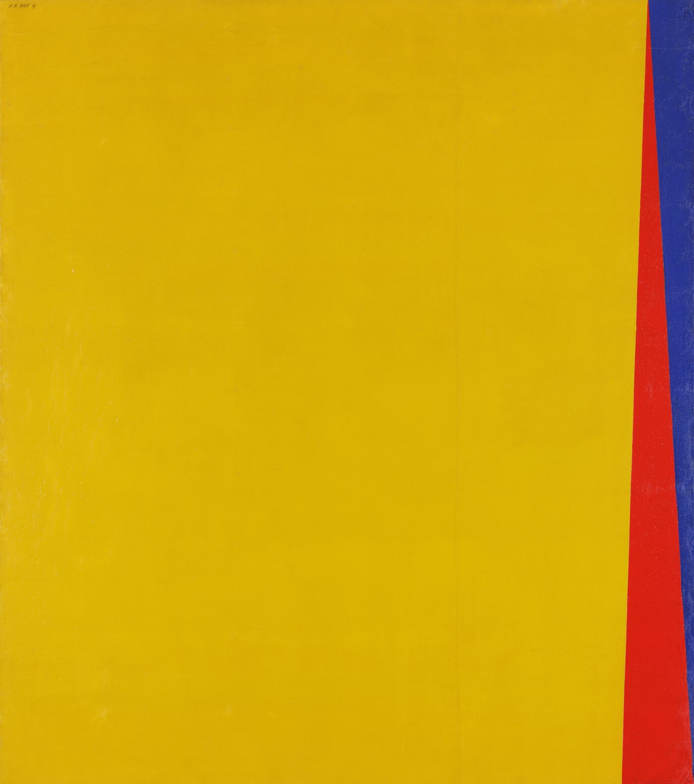 본문 이미지 - 윤형근, 〈69-E8〉, 1969, 면천에 유채, 165&times;145cm, 국립현대미술관 소장