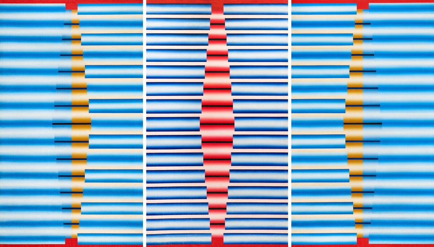본문 이미지 - 이승조, 〈핵 G-999〉, 1970, 캔버스에 유채, 192&times;111cm&#40;3&#41;, 국립현대미술관 소장
