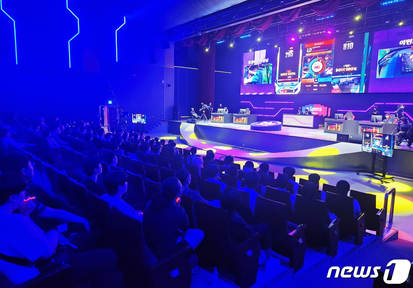 본문 이미지 - 광주시가 올해 처음 진행한 '위메이드 이스포츠 사업' 자료사진.(광주시 제공)/뉴스1 