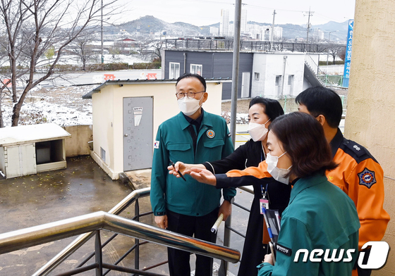 이한경 본부장, 요양병원 화재 안전 및 대피계획 점검