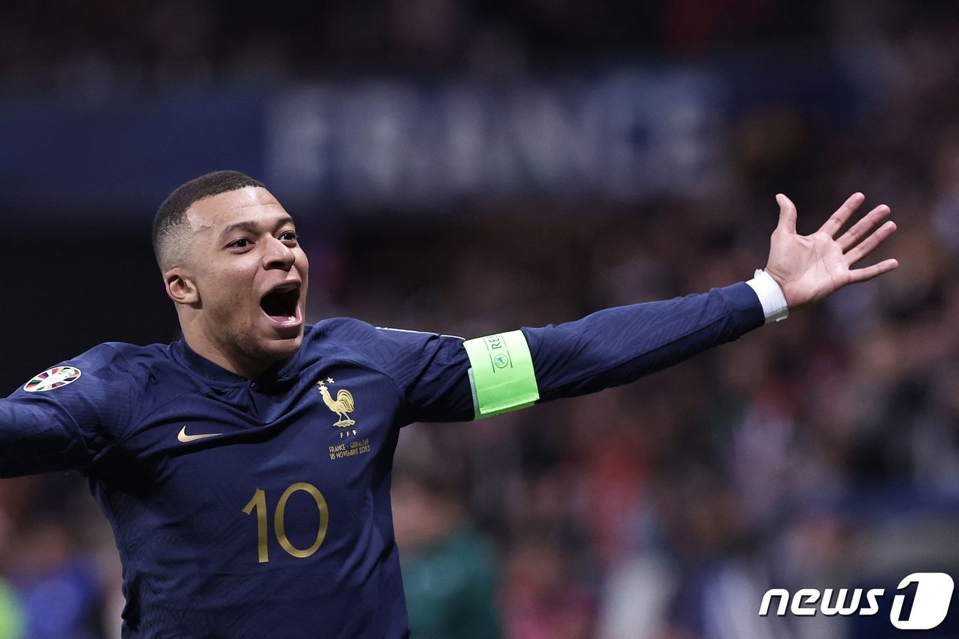 본문 이미지 - 프랑스 대표팀 주장 음바페. ⓒ AFP=뉴스1