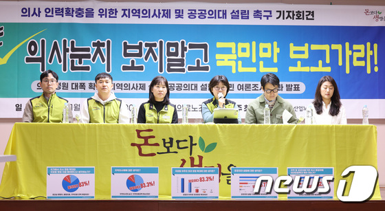 지역의사제·공공의대 설립 촉구 기자회견