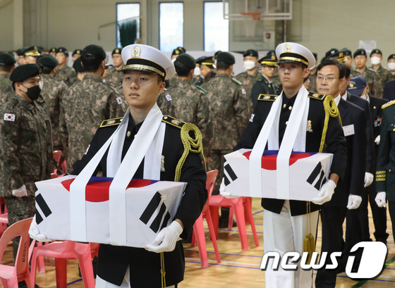 6·25 전사자 발굴유해 영결식 엄수