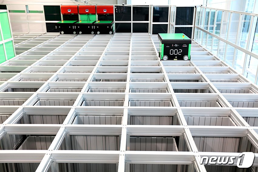 본문 이미지 - 스마트MFC 오토스토어 자동화 시스템.(GS칼텍스 제공)