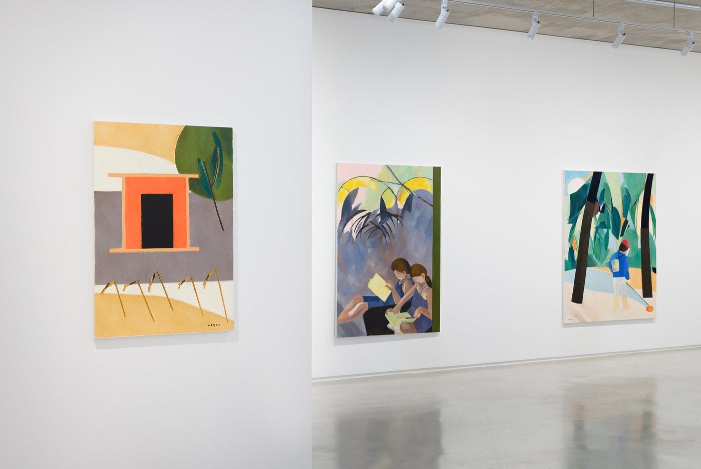 본문 이미지 - 고경애 개인전 &#39;곁에서 보내는 안부&#39; 전시전경. 피비갤러리 제공.