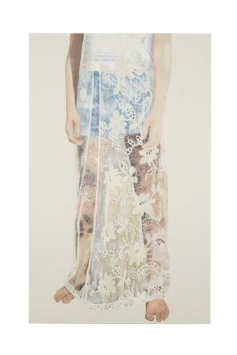 본문 이미지 - 카틴카 램프 Katinka Lampe 2415221 2022 oil on canvas 240 x 150 cm Image courtesy of Katinka Lampe