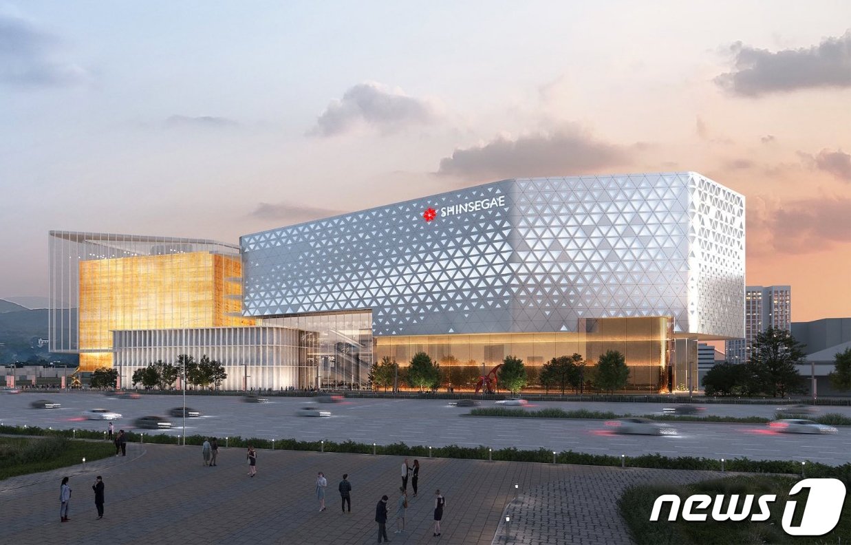 본문 이미지 - 광주신세계 프리미엄 백화점 Art & Culture Park 조감도.(광주시 제공)2023.11.27/뉴스1 