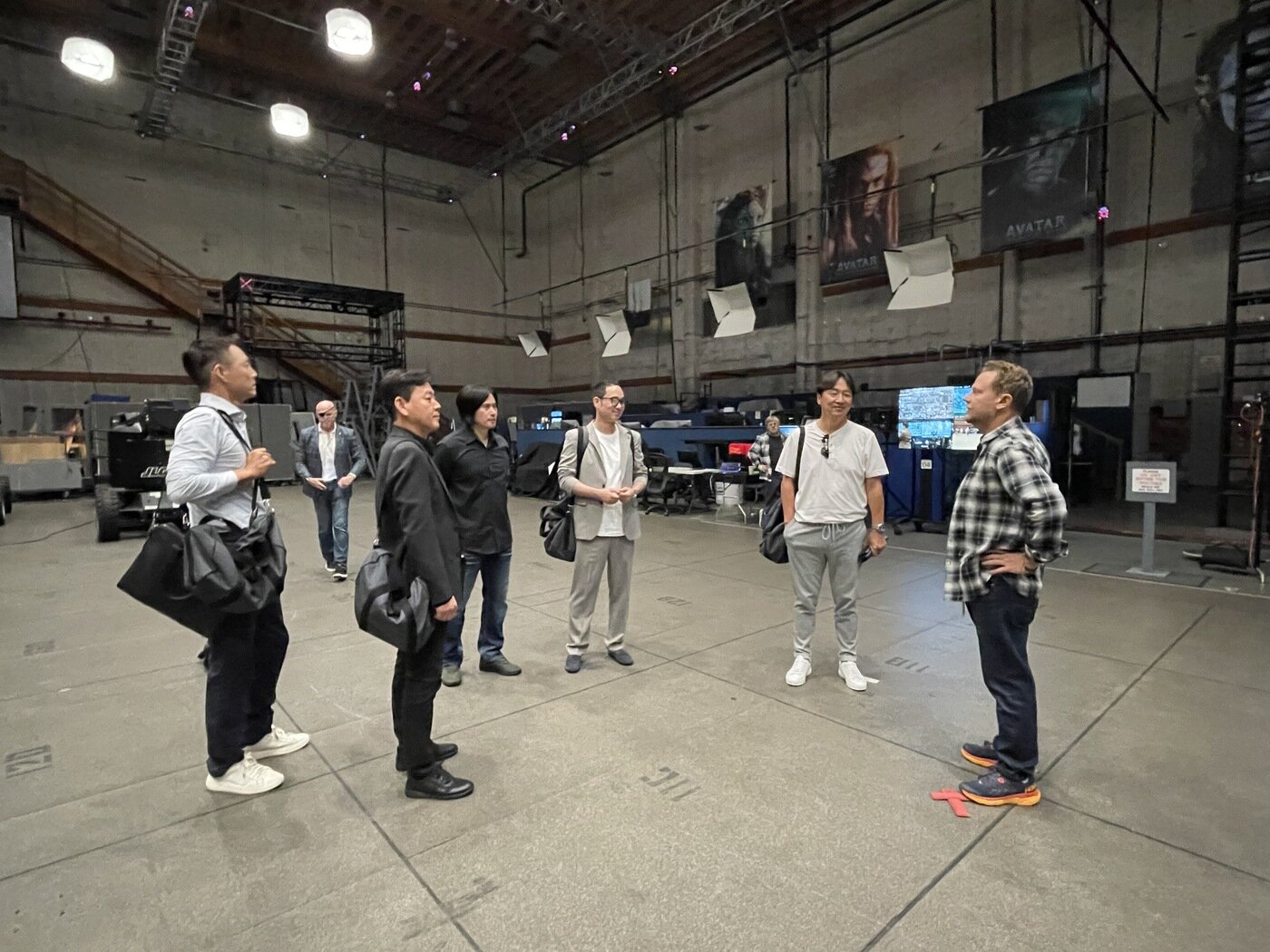 본문 이미지 - 미국 캘리포니아 맨하튼 비치의 MBS 미디어 캠퍼스(MBS MEDIA CAMPUS)에 자리잡은 '아바타' 촬영 시스템 스튜디오 내부 모습 / 사진제공= 아낙시온 스튜디오