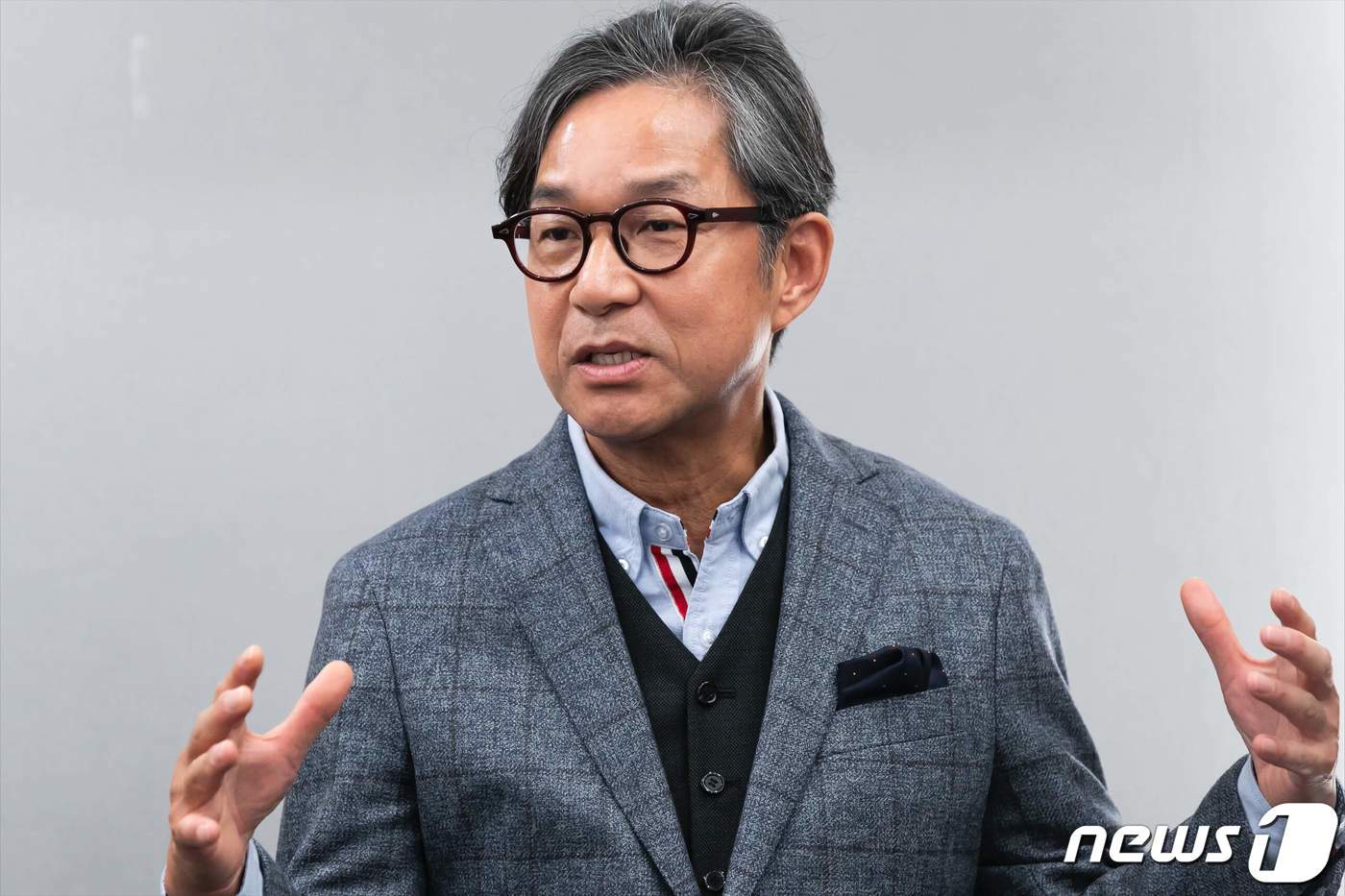 본문 이미지 -  이상원 램리서치 한국총괄 대표이사가 28일 미디어데이에서 취재진 질문에 답변하고 있다. (램리서치 제공)