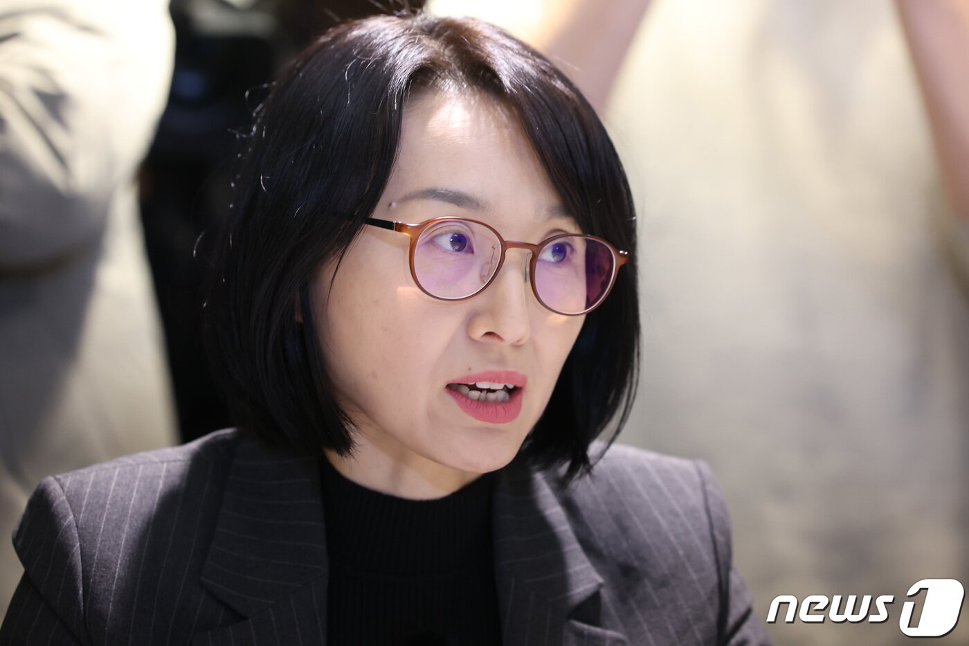 본문 이미지 - 정경실 보건복지부 보건의료정책관이 29일 오후 서울 중구 컨퍼런스하우스 달개비에서 열린 의과대학 정원 확대 방안 논의를 위한 제19차 의료현안협의체 회의에서 모두 발언을 하고 있다. 2023.11.29/뉴스1 ⓒ News1 김민지 기자