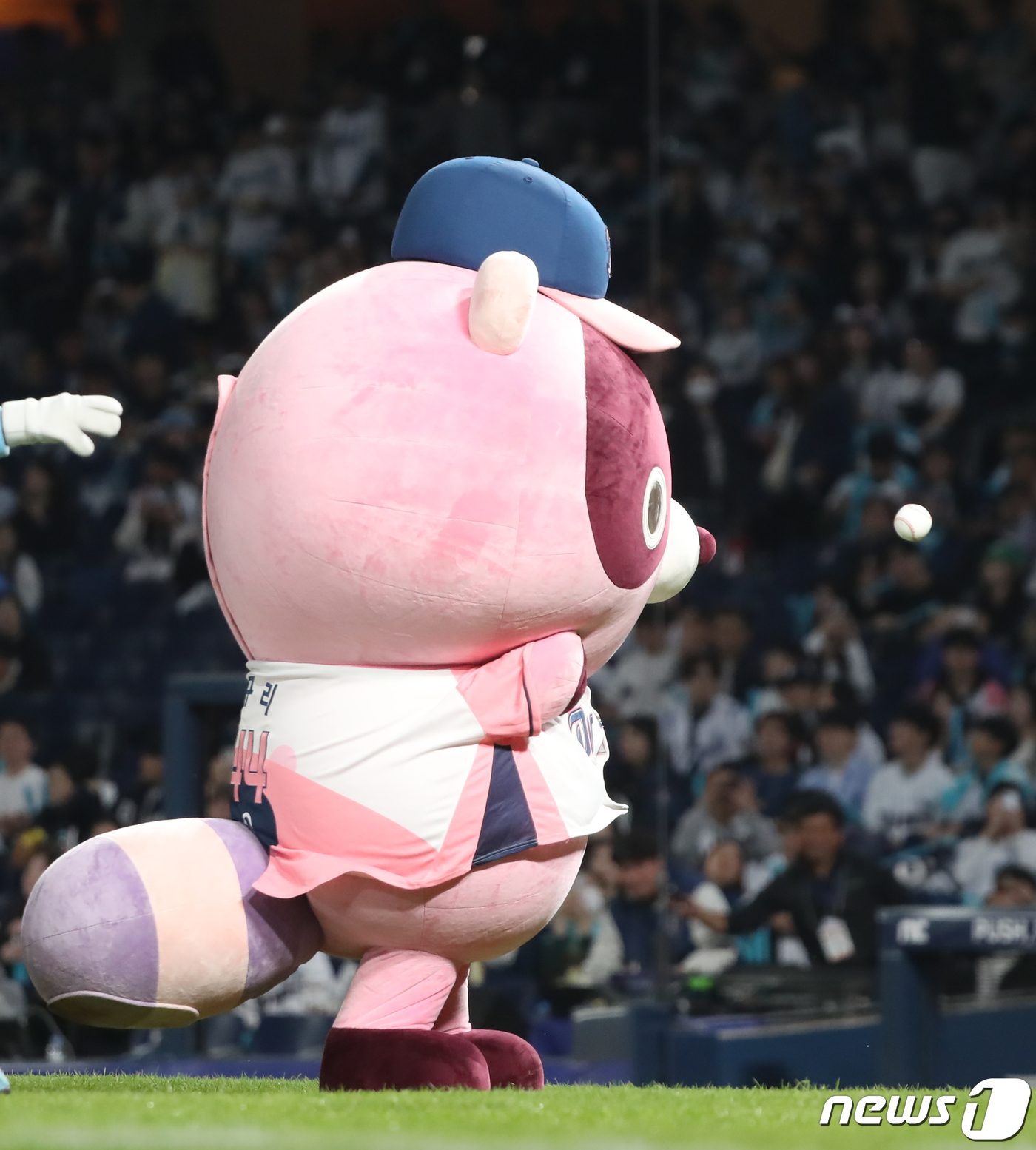 (창원=뉴스1) 윤일지 기자 = 3일 오후 경남 창원시 마산회원구 창원NC파크에서 열린 프로야구 '2023 신한은행 SOL KBO 포스트시즌' 플레이오프 4차전 kt 위즈와 NC …