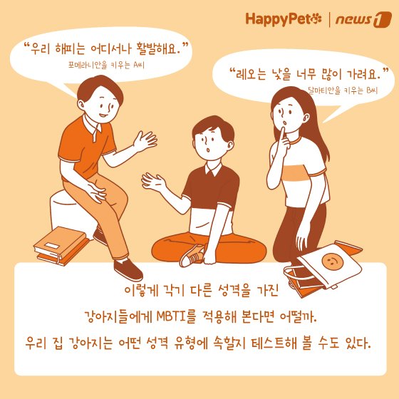 본문 이미지 - 반려견 성격 유형 펫카드
