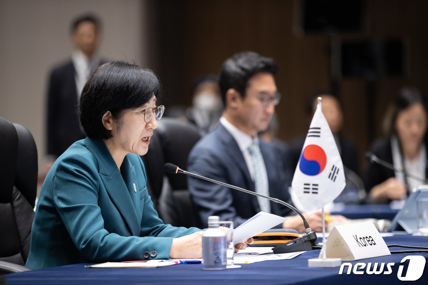 본문 이미지 - 4일 환경부는 일본 나고야에서 열린 제24차 한중일 3국 환경장관회의에서 '황사 저감 등 동북아 지역 환경문제 공동합의문'을 채택했다고 밝혔다. (환경부 제공) 2023.11.4/뉴스1 ⓒ News1 황덕현 기후환경전문기자