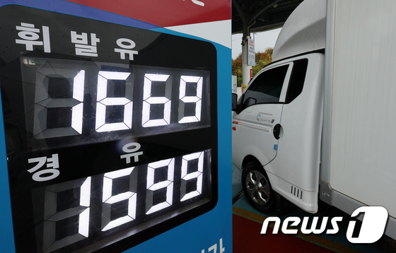 국내 기름값 4주째 하락…휘발유 L당 17.8원·경유 8.6원↓