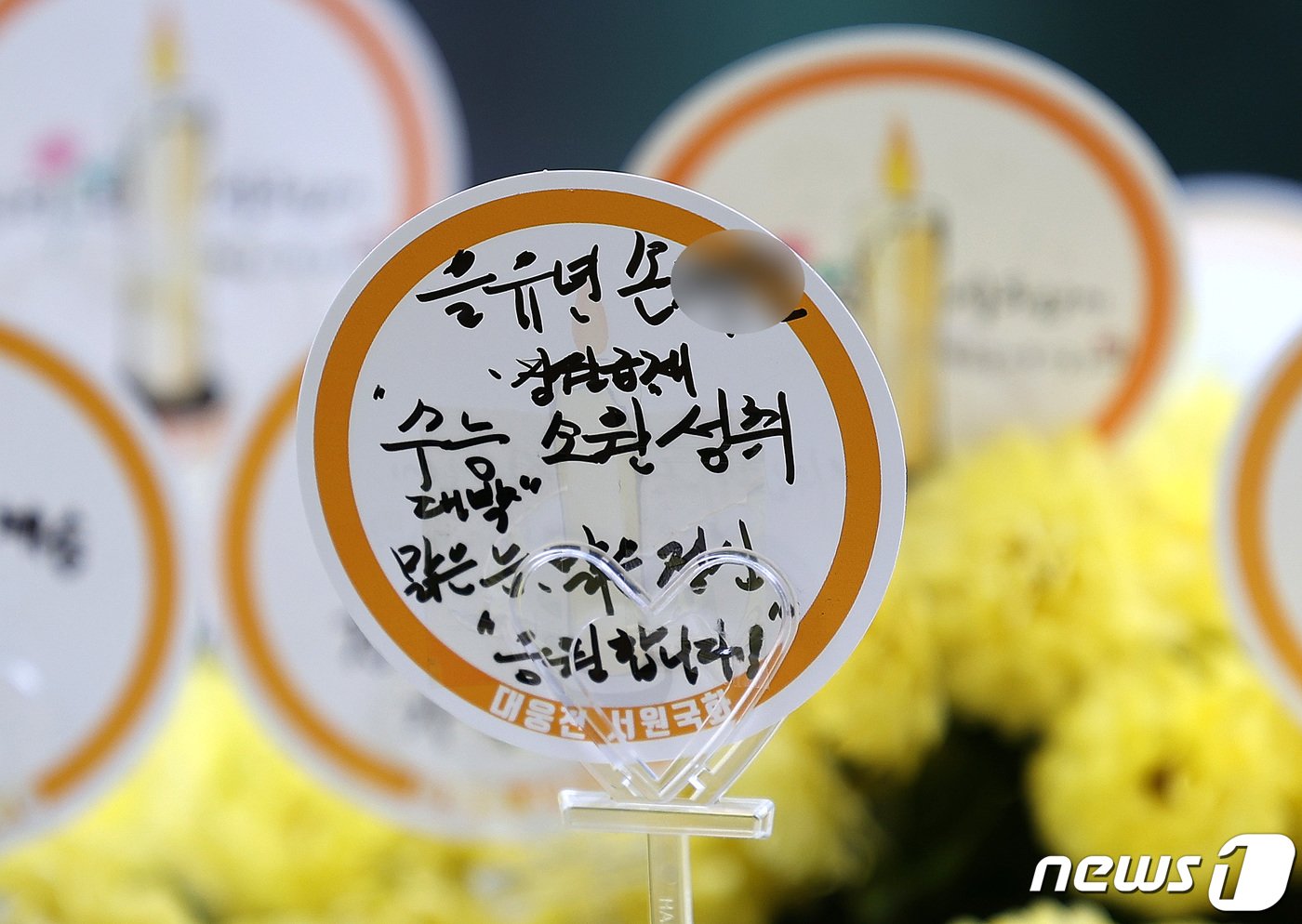 본문 이미지 - 2024학년도 대학수학능력시험을 앞둔 5일 서울 종로구 조계사에 수능 고득점을 기원하는 소원지가 걸려 있다. 2023.11.5/뉴스1 ⓒ News1 박지혜 기자