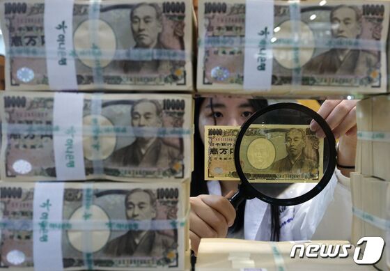 860원대 엔화 재정환율…몇 년 만일까?