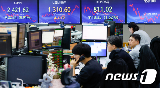 코스피·코스닥 하락 마감