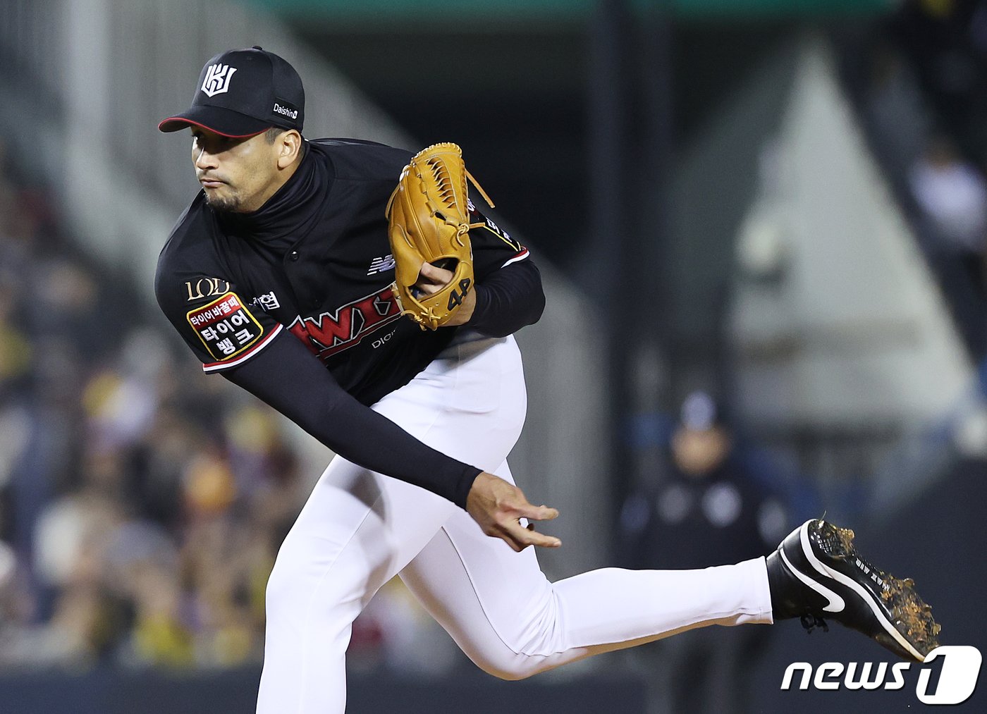 본문 이미지 - KT 위즈 윌리엄 쿠에바스. /뉴스1 DB ⓒ News1 이재명 기자