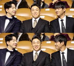 '므찐 오빠' 손아섭, 웃참 실패