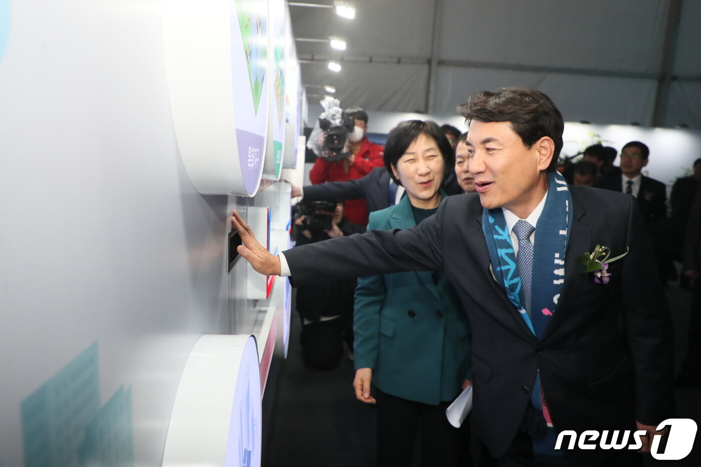 본문 이미지 - 소양강댐 준공 50주년 기념식 개최.(강원도 제공) 2023.12.15/뉴스내