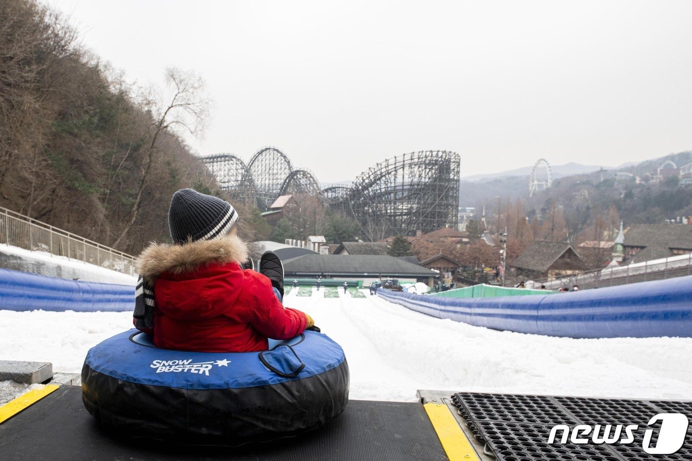 본문 이미지 - 에버랜드 눈썰매장 스노우 버스터의 패밀리 코스(에버랜드 제공)