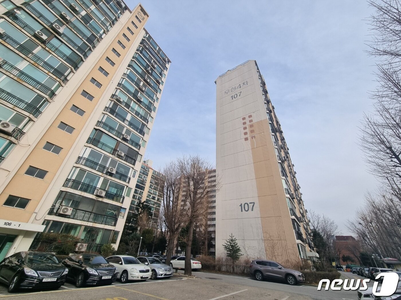 본문 이미지 - 서울 송파구 잠실우성4차 아파트 단지 내 전경. 2023. 12. 18./뉴스1 ⓒ News1 최서윤 기자