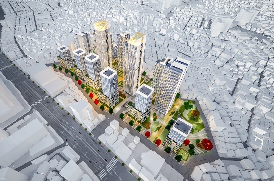 본문 이미지 - 스카이라인 계획안(서울시 제공).