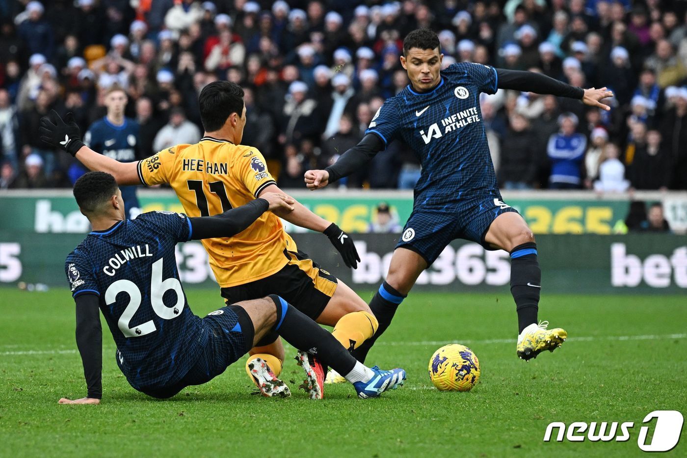 본문 이미지 - 울버햄튼의 황희찬 ⓒ 로이터=뉴스1