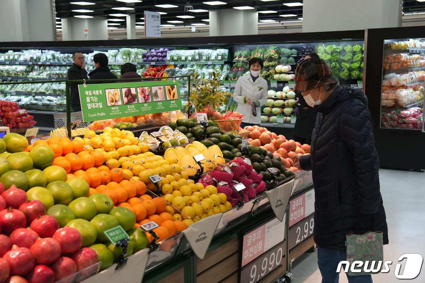 서울 은평구에 리뉴얼 오픈한 &#39;그랑그로서리&#39;&#40;Grand Grocery&#41;&#39; 매장.2023.12.27/뉴스1 ⓒ News1 한지명 기자