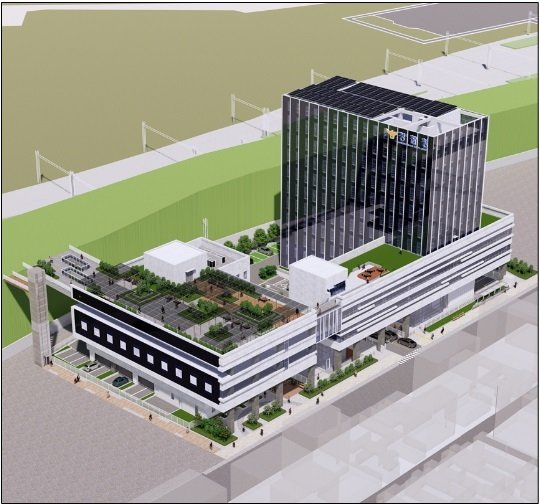 본문 이미지 - 경찰청 별관 및 민원콜센터 조감도