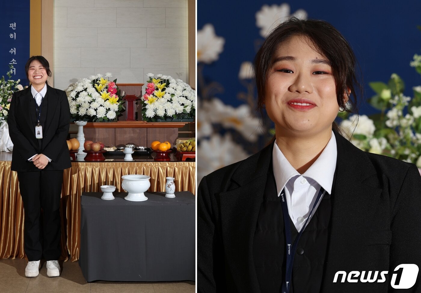 본문 이미지 - 부산의 유일한 시립 화장장인 영락공원에서 근무하는 7년차 장례지도사 성예린씨. ⓒ News1 김민지 기자