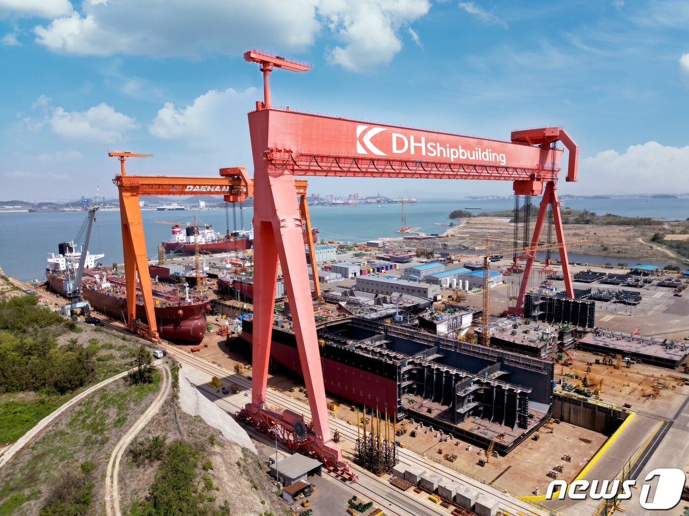 본문 이미지 - 전남 해남군 화원면에 자리한 대한조선. ⓒ News1