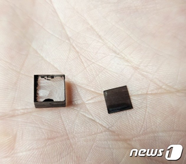 본문 이미지 - 다이아몬드 씨드와 원석.ⓒ 뉴스1/김진희 기자.